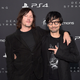 Death Stranding star Norman Reedus (L) and Hideo Kojima (R)